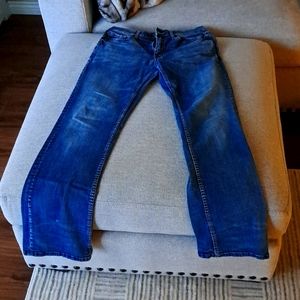 BKE denim blue jeans. 32Long. Bootcut.